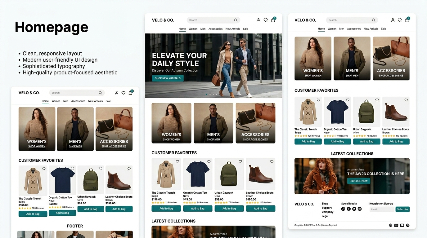 E-Commerce Website Design